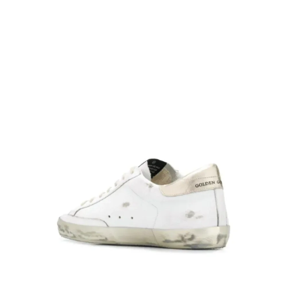 Golden Goose Women's White Leather Super-Star Low-top Sneakers Size 41